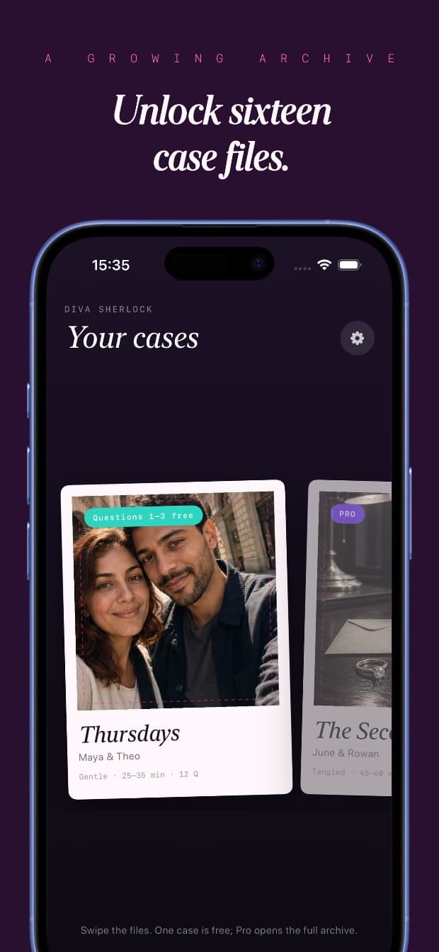 Case library in Diva Sherlock